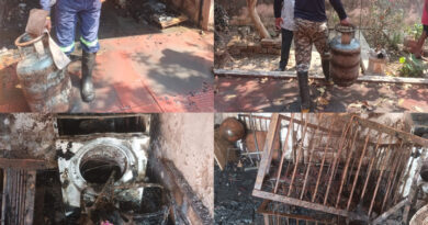 दुर्ग: मकान में लगी आग पर फायर ब्रिगेड ने पाया काबू, सिलेंडर सुरक्षित निकाले