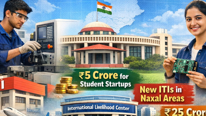 युवाओं के लिए खुशखबरी….नवा रायपुर में बनेगा इंटरनेशनल स्किल सेंटर, बजट में युवाओं के लिए बड़े ऐलान