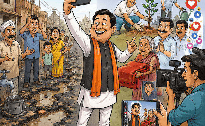 नेतागिरी बनाम रीलबाजी:सड़क बाद में बनेगी, रील पहले बनेगी! नई राजनीति का नया फॉर्मूला…..क्या नेता अब इन्फ्लुएंसर बन चुके हैं?…….विस्तार से पढ़ें