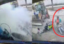 बिलासपुर में JCB के टायर में ऐसा धमाका… 15 फीट हवा में उछले लोग, 22 साल के युवक की मौके पर मौत | CCTV आया सामने