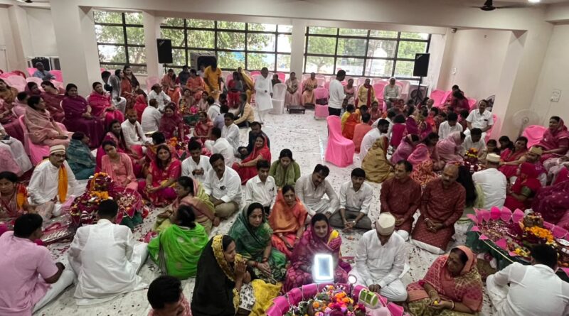 दुर्ग शहर में आकृषित पार्थिव शिवलिंग का मधुर गीतों एवं मंत्रोच्चारण के साथ रुद्राभिषेक हुआ