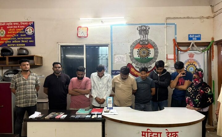 दुर्ग ब्रेकिंग: वेलनेस स्पा की आड़ में चल रहा था देह व्यापार! दुर्ग पुलिस की रेड में मैनेजर और महिला दलाल समेत 9 गिरफ्तार