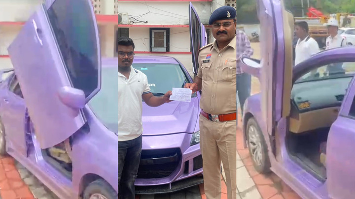 भिलाई की सड़कों पर दौड़ रही थी ये वाली कार……फिर जो हुआ…..ट्रैफिक पुलिस की कार्रवाई, कोर्ट ने लगाया ₹16 हजार का जुर्माना