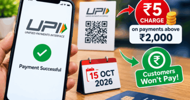 UPI पेमेंट पर नया नियम! ₹2,000 से ज्यादा के ट्रांजैक्शन पर लगेगा चार्ज?