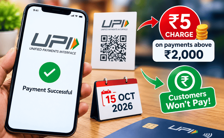 UPI पेमेंट पर नया नियम! ₹2,000 से ज्यादा के ट्रांजैक्शन पर लगेगा चार्ज?