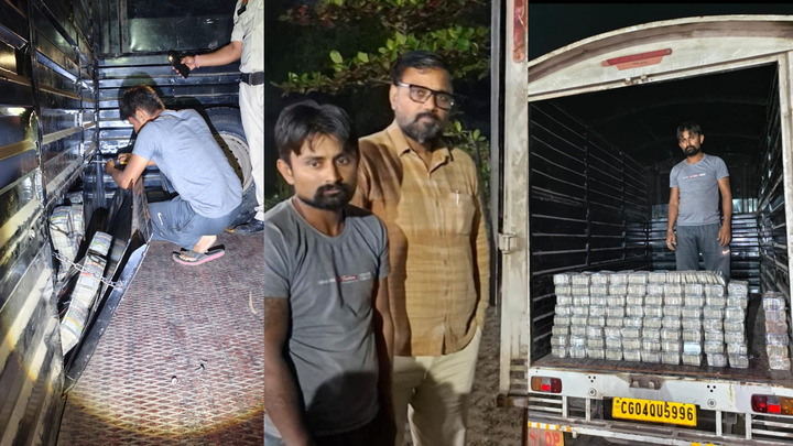 दुर्ग पुलिस की बड़ी कार्रवाई!….. पिकअप में छिपाकर ले जा रहे थे 4 करोड़ रुपये…..पढ़िए पूरी खबर…
